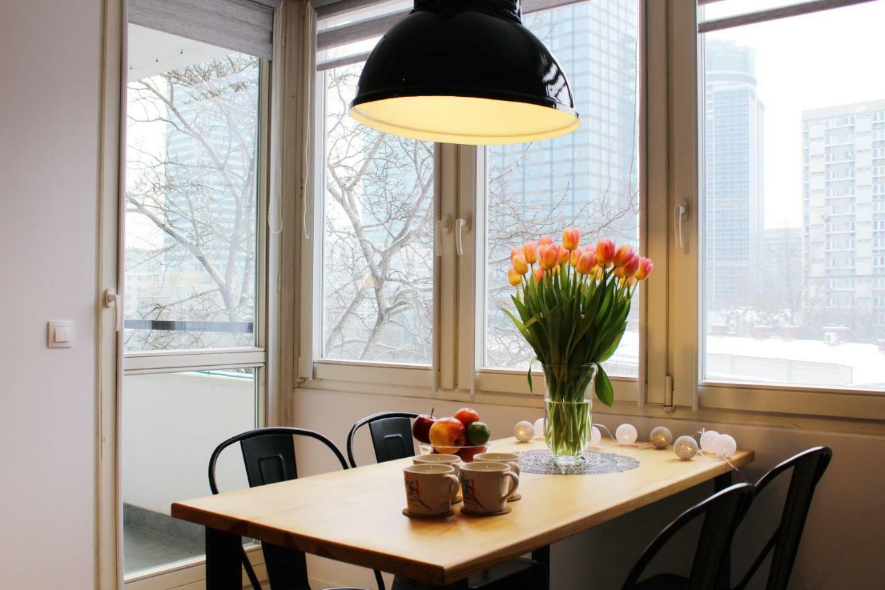 Comfy With Great City View By Cooee Apartments Warschau Buitenkant foto